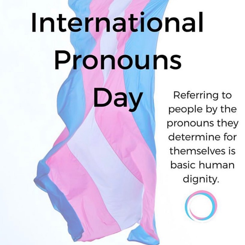 Oct 16 is International Pronouns Day!