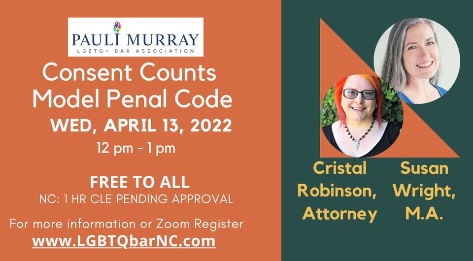 CLE Webinar: Consent Counts – Model Penal Code on Sexual Assault