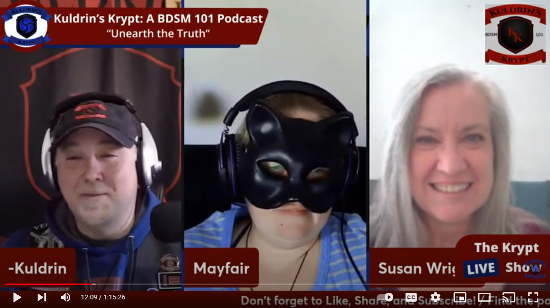Kuldrin’s Krypt Interview with Susan Wright on Explicit Prior Permission