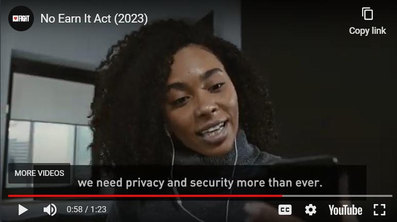 Tell Congress to Stop the Earn It Act