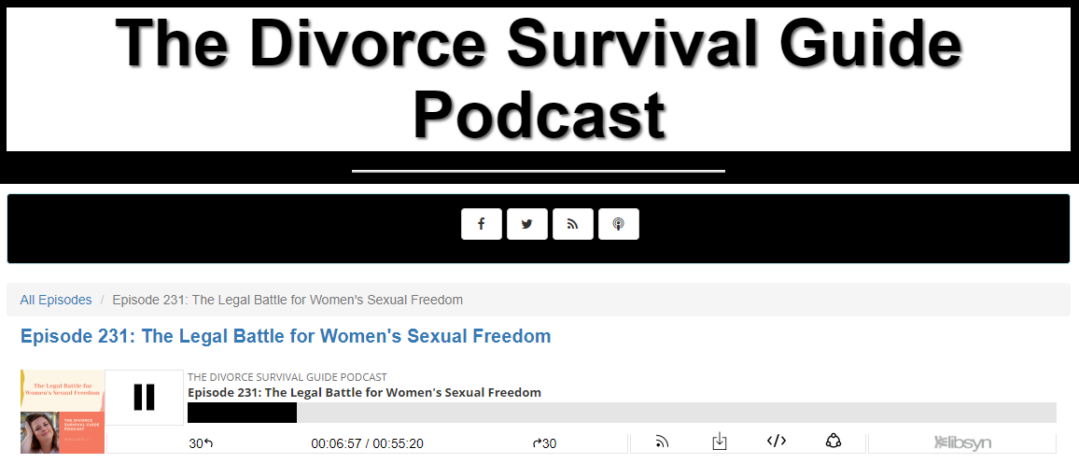 The Legal Battle for Women’s Sexual Freedom