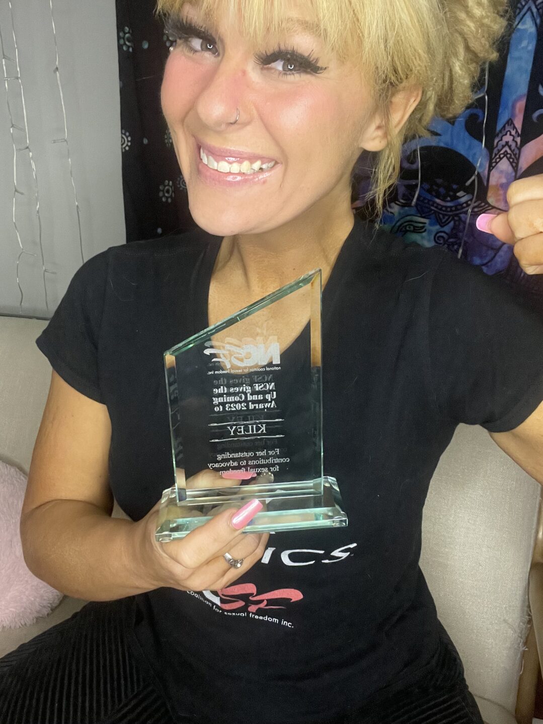 NCSF is Proud to give our Up and Coming Advocacy Award to Kiley!