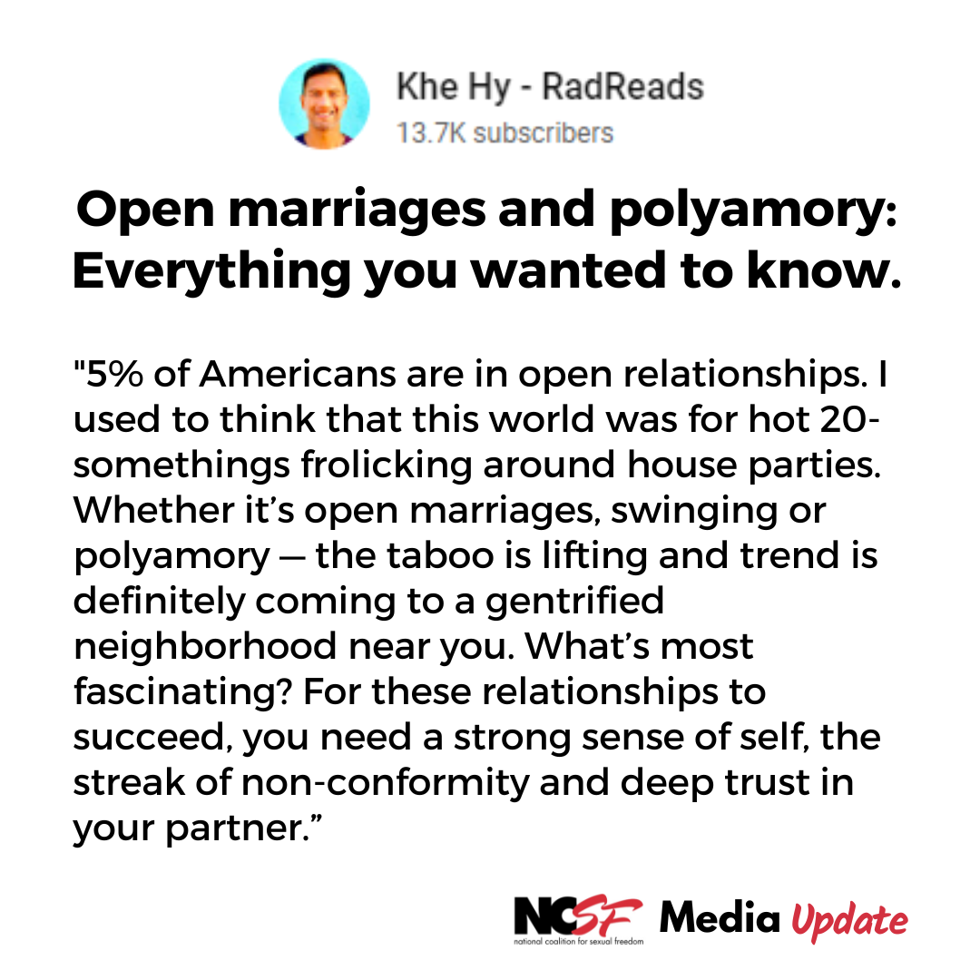 Open marriages and polyamory: Everything you wanted to know.