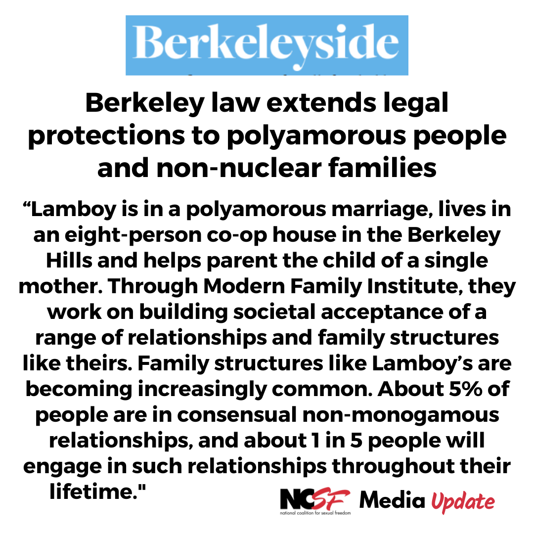 Berkeley law extends legal protections to polyamorous people and non-nuclear families