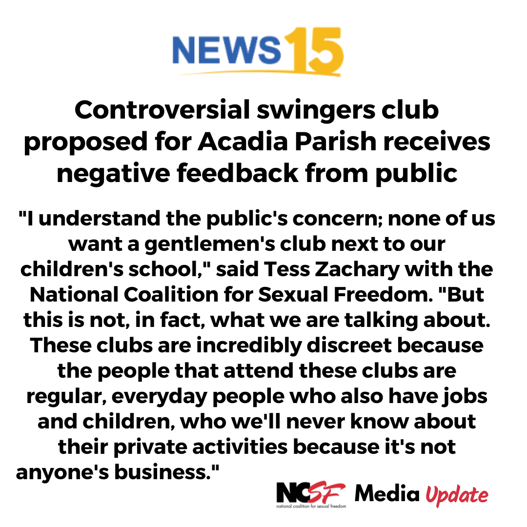 Controversial swingers club proposed for Acadia Parish receives negative feedback from public