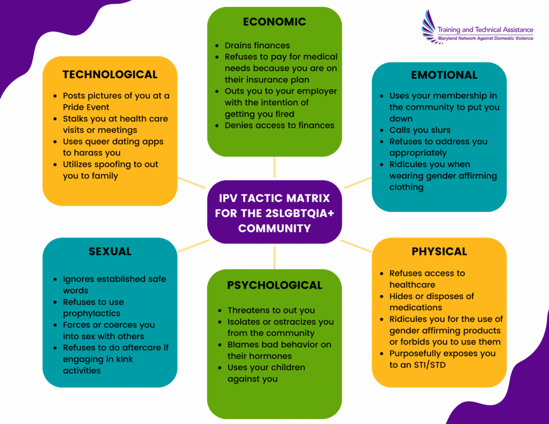 IPV Tactic Matrix for the 2SLGBTQIA+ Communities