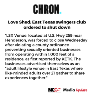 Love Shed: East Texas swingers club ordered to shut down