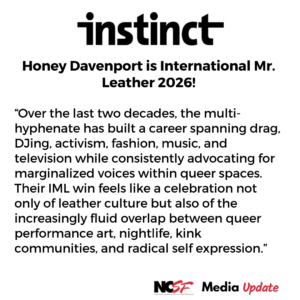 Honey Davenport is International Mr. Leather 2026!