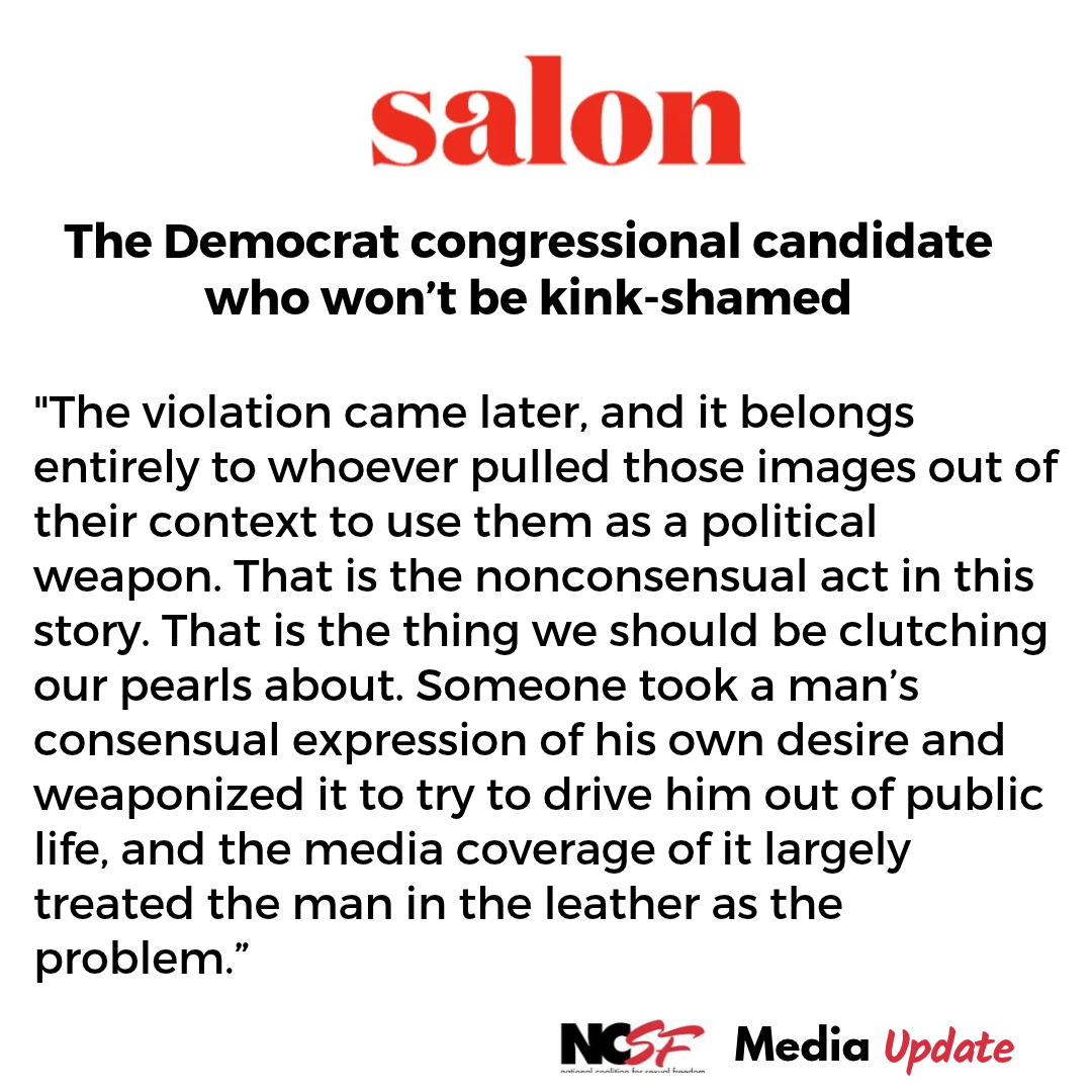 The Democrat congressional candidate who won’t be kink-shamed